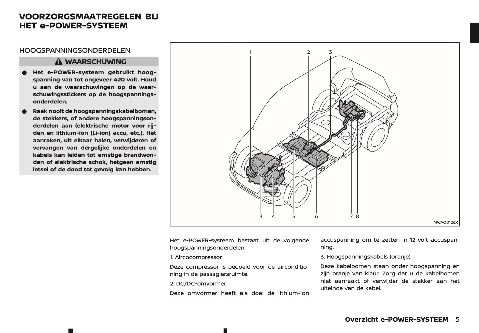 2023-2024 Nissan X-Trail e-Power Gebruikershandleiding
