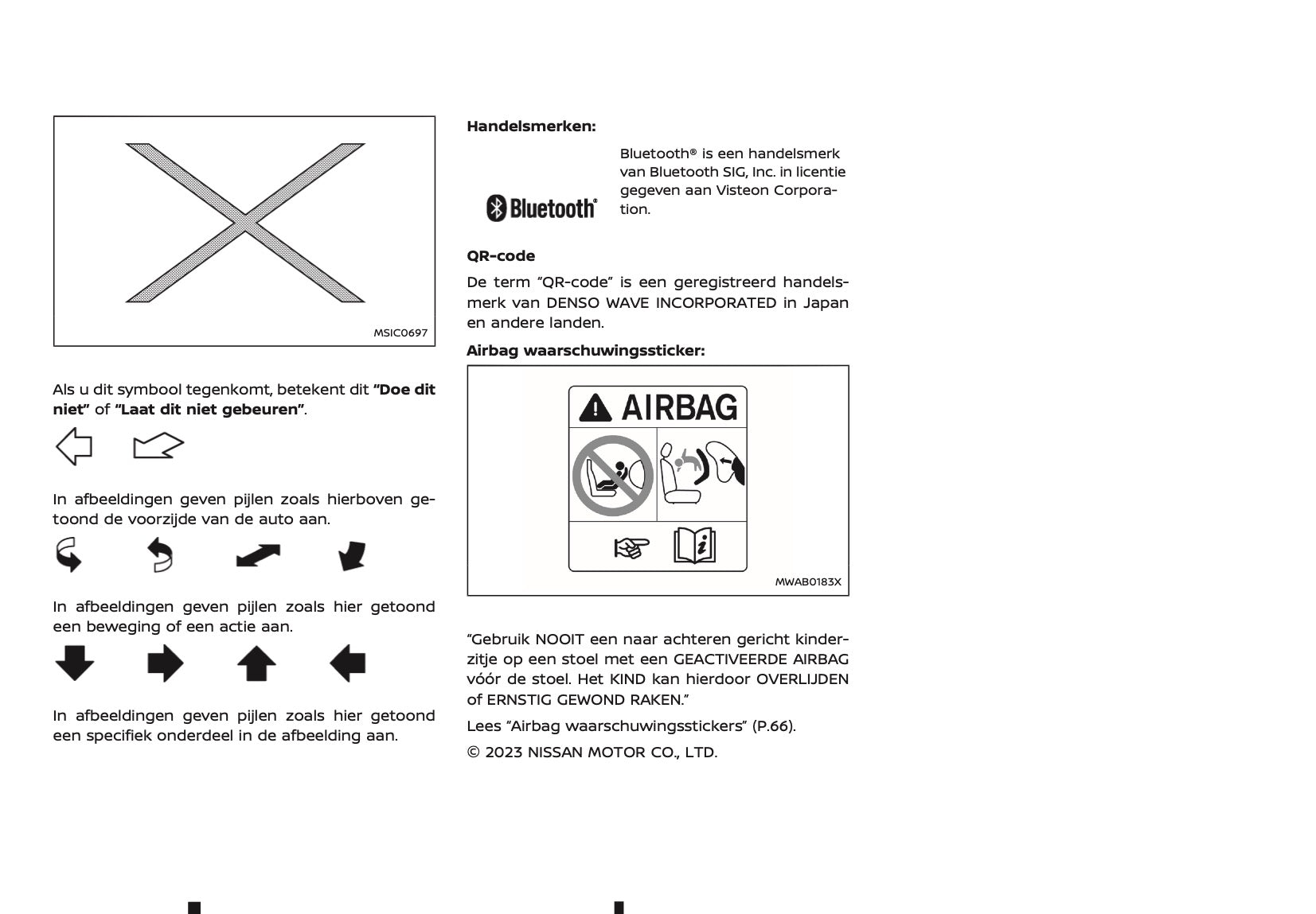 2023-2024 Nissan X-Trail e-Power Gebruikershandleiding