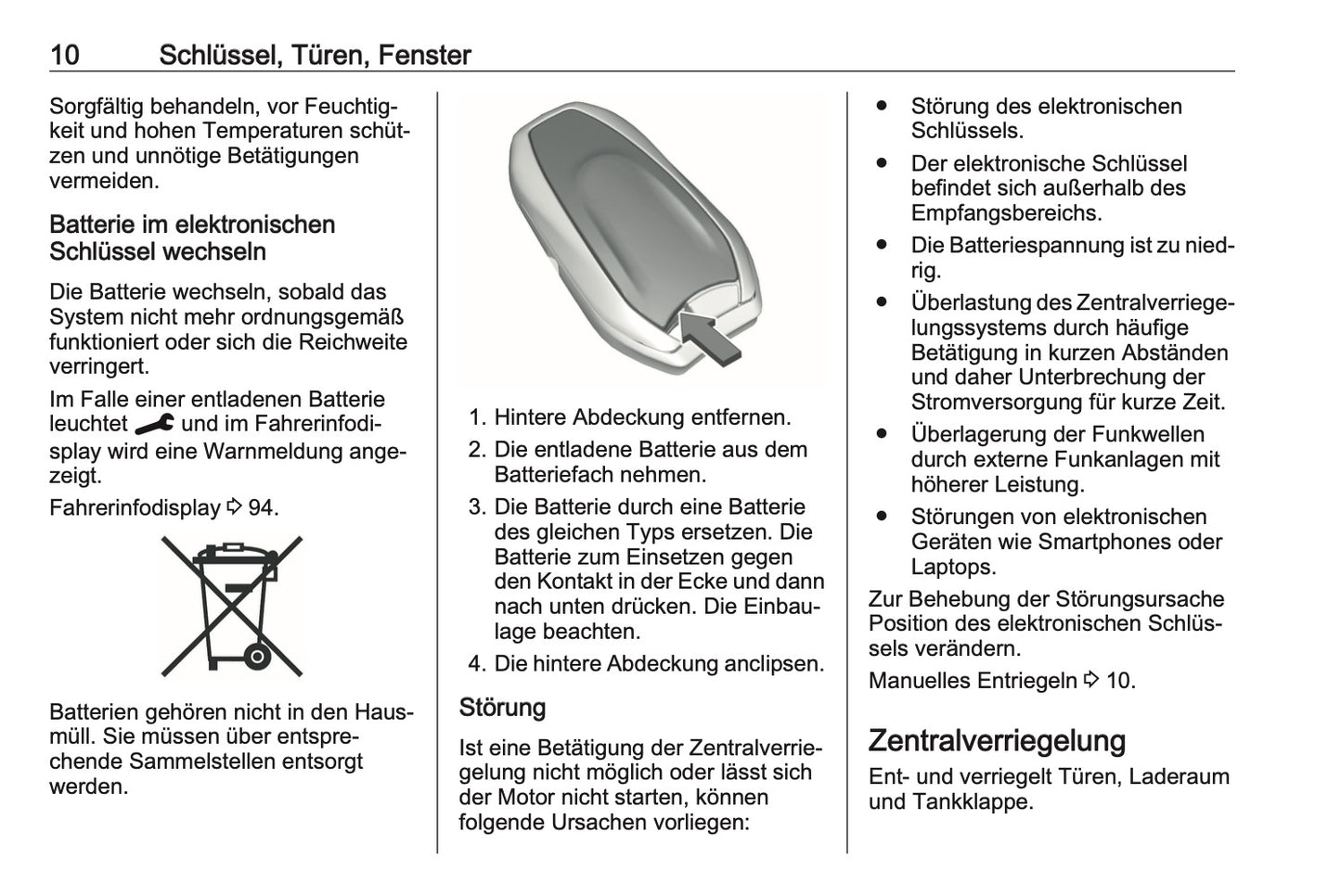 2023-2024 Opel Astra Owner's Manual | German