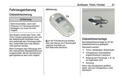 2023-2024 Opel Astra Owner's Manual | German