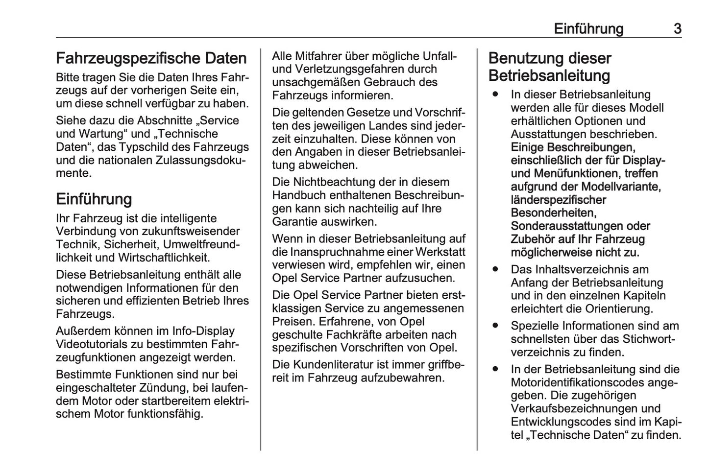 2023-2024 Opel Astra Owner's Manual | German