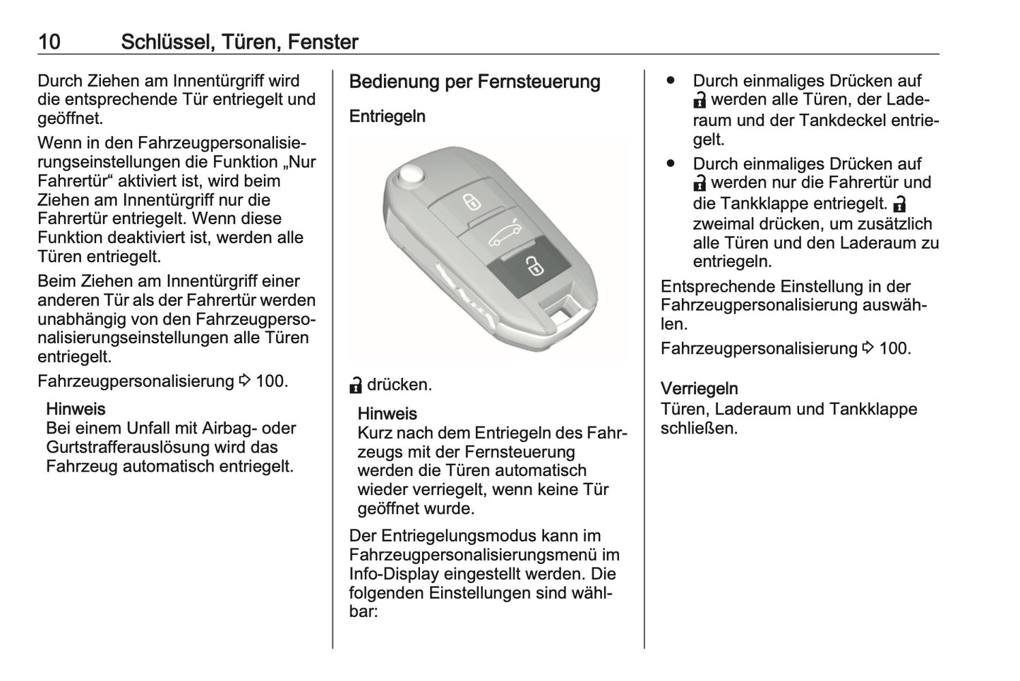 2024-2025 Opel Astra Owner's Manual | German