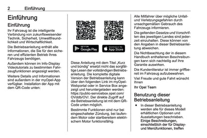 2024-2025 Opel Astra Owner's Manual | German