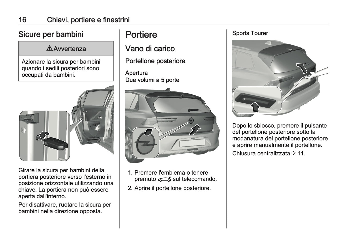 2023-2024 Opel Astra Owner's Manual | Italian