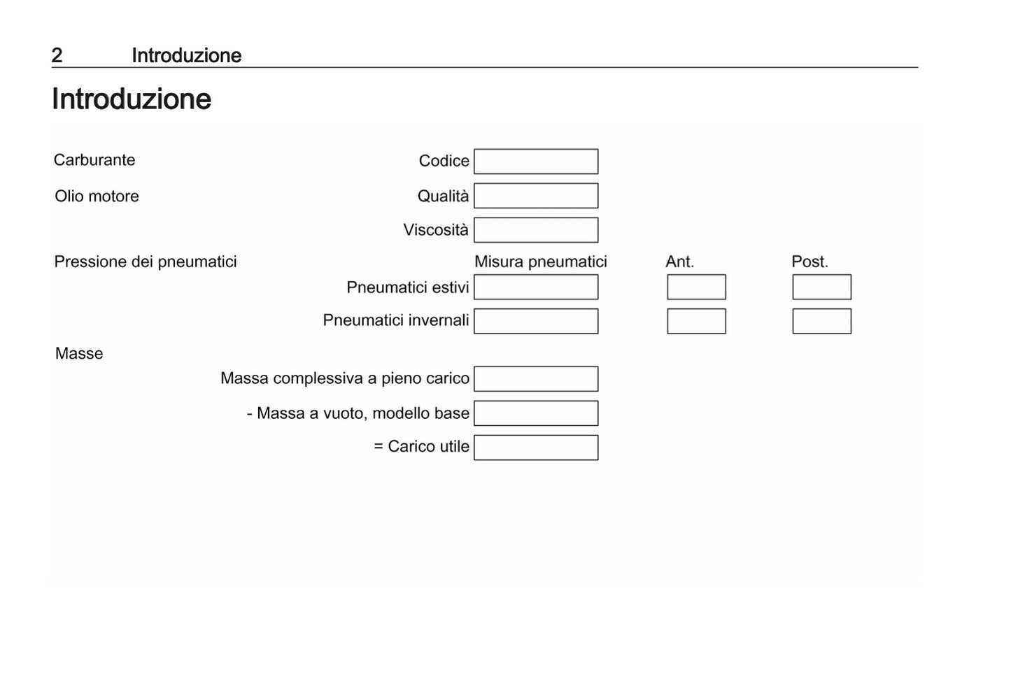 2023-2024 Opel Astra Owner's Manual | Italian