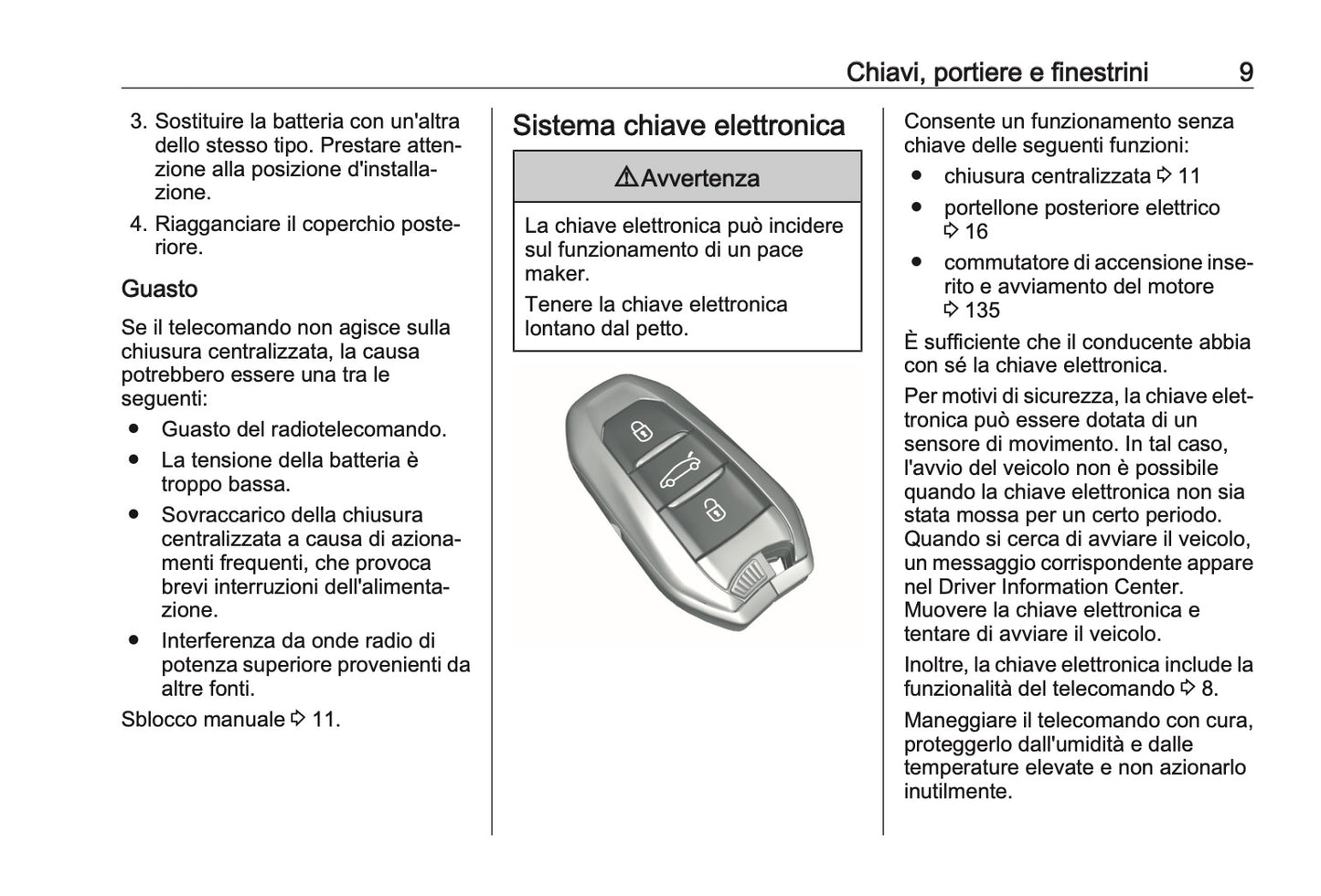 2023-2024 Opel Astra Owner's Manual | Italian
