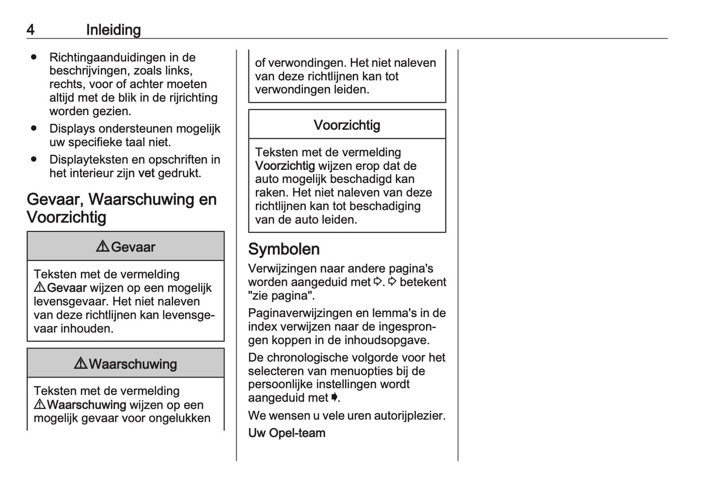 2019 Opel Astra Owner's Manual | Dutch
