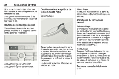 2016 Opel Cascada Manuel du propriétaire | Français