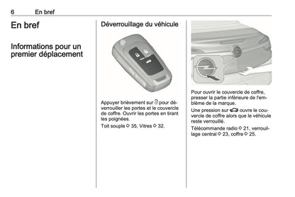 2016 Opel Cascada Manuel du propriétaire | Français