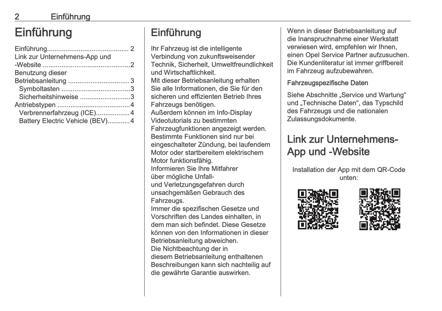 2025 Opel Combo Owner's Manual | German