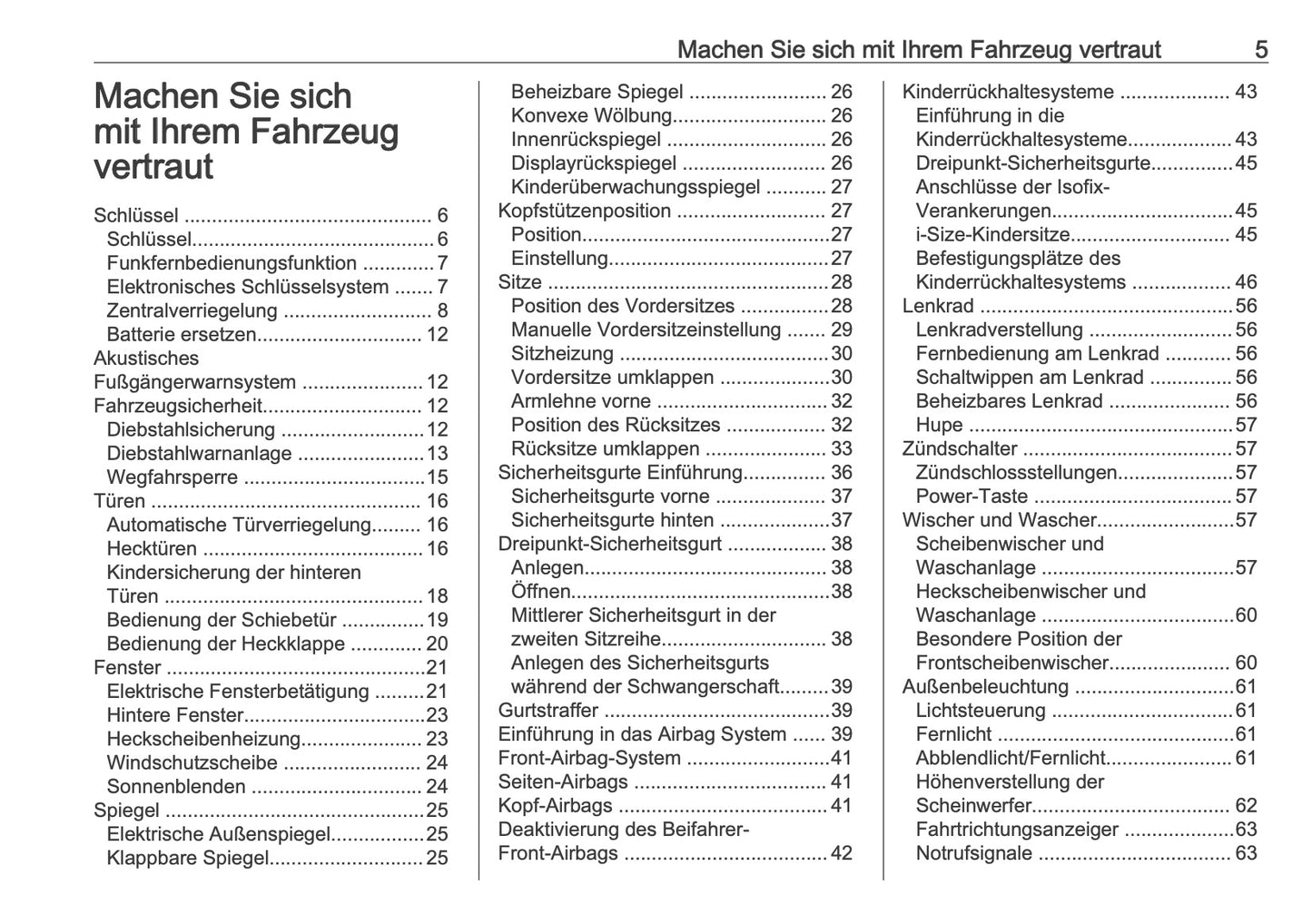 2025 Opel Combo Owner's Manual | German