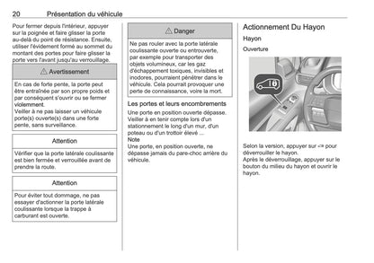 2025 Opel Combo Owner's Manual | French