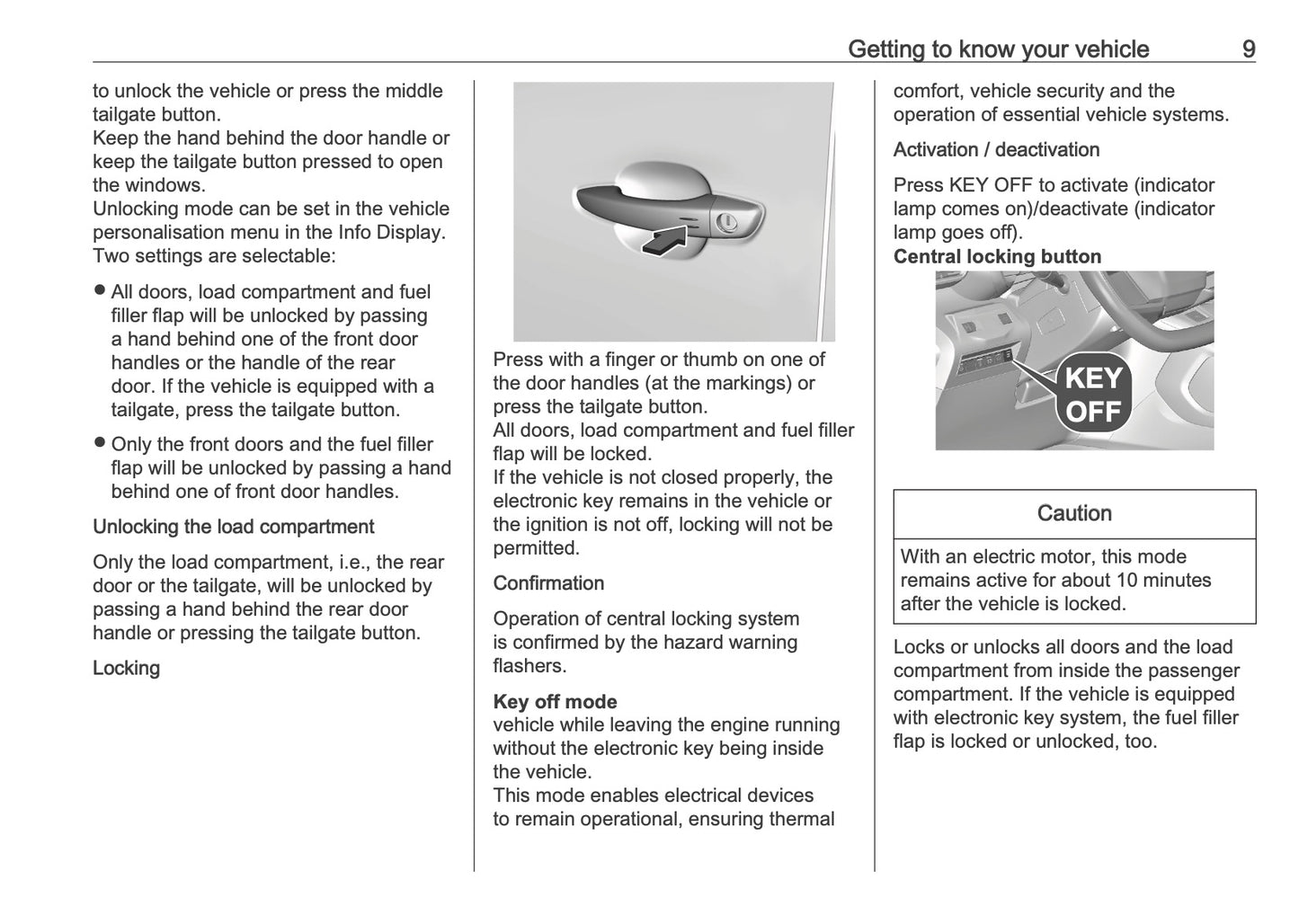 2025 Opel Combo Owner's Manual | English