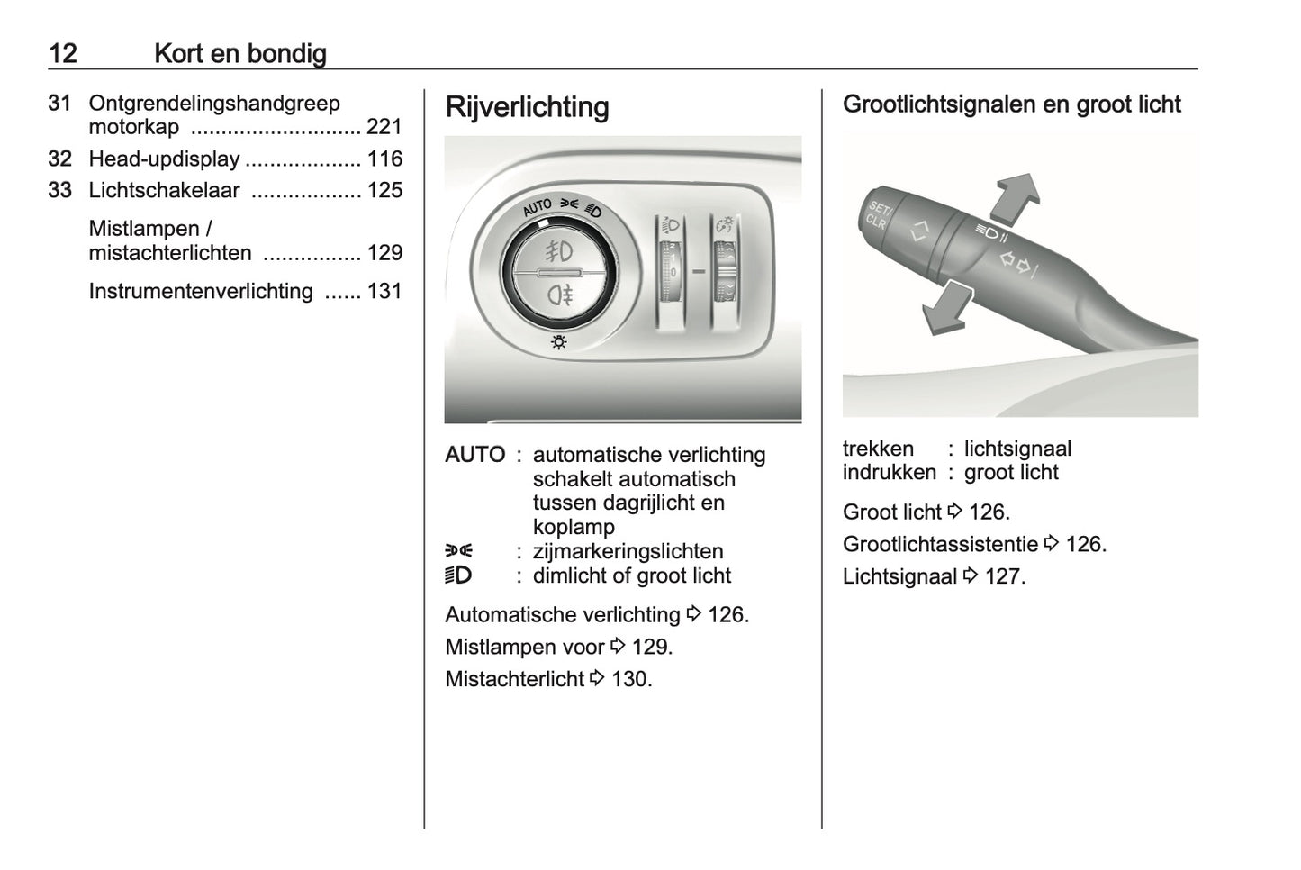 2021 Opel Combo Owner's Manual | Dutch