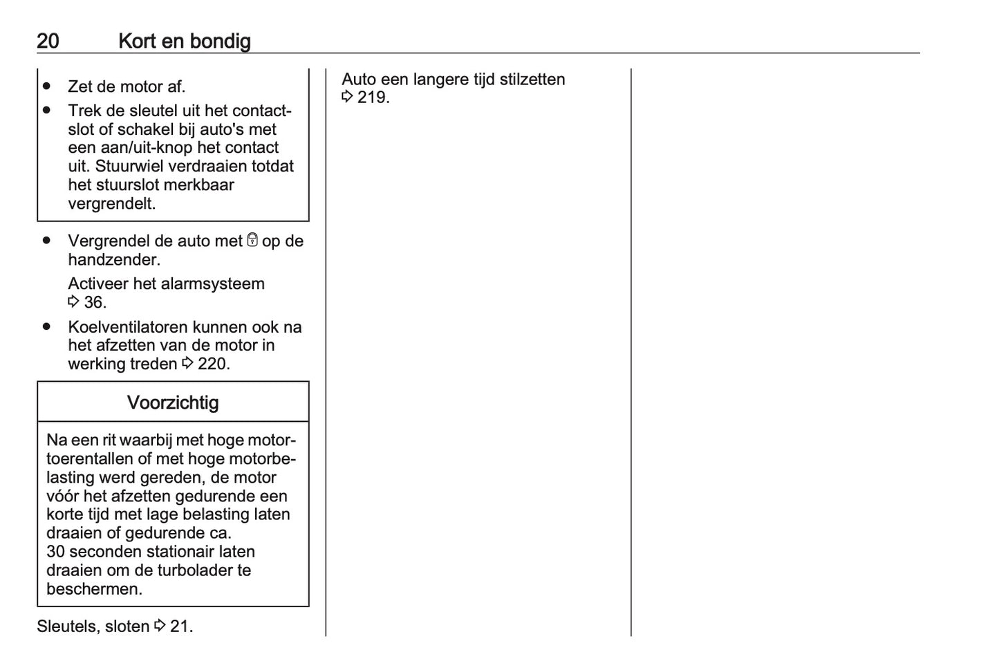2021 Opel Combo Owner's Manual | Dutch