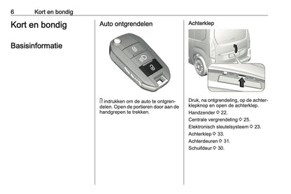 2021 Opel Combo Owner's Manual | Dutch