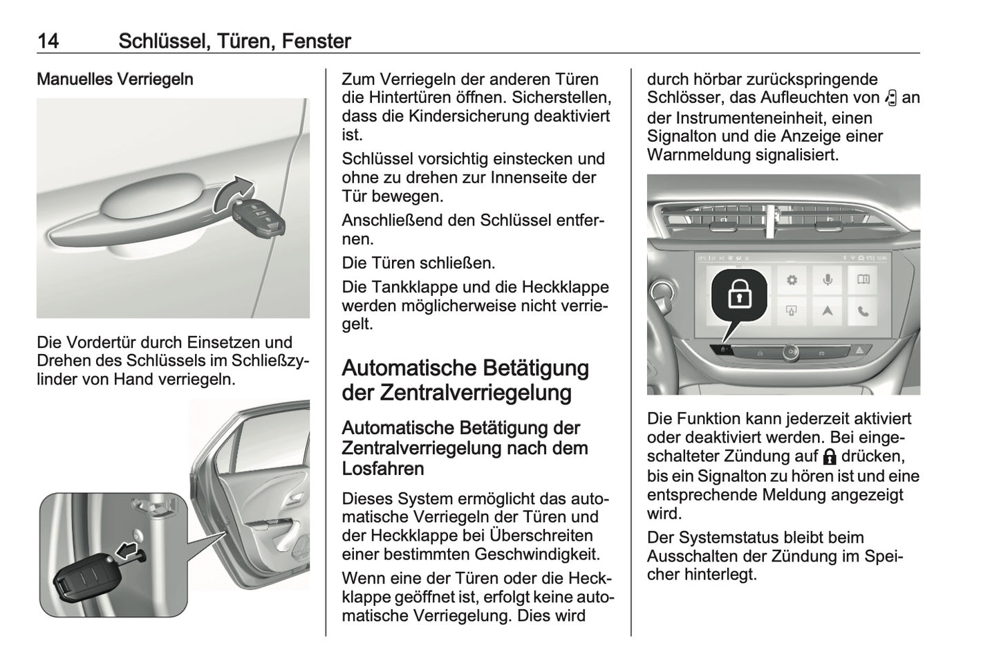 2023-2025 Opel Corsa Bedienungsanleitung | Deutsch