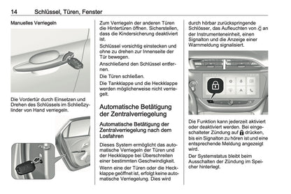 2023-2025 Opel Corsa Bedienungsanleitung | Deutsch