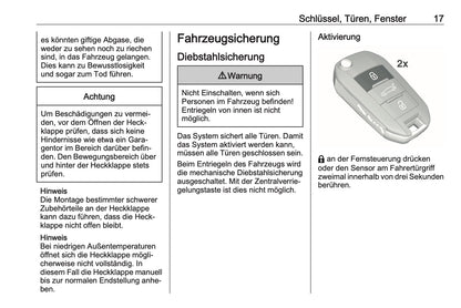 2023-2025 Opel Corsa Bedienungsanleitung | Deutsch