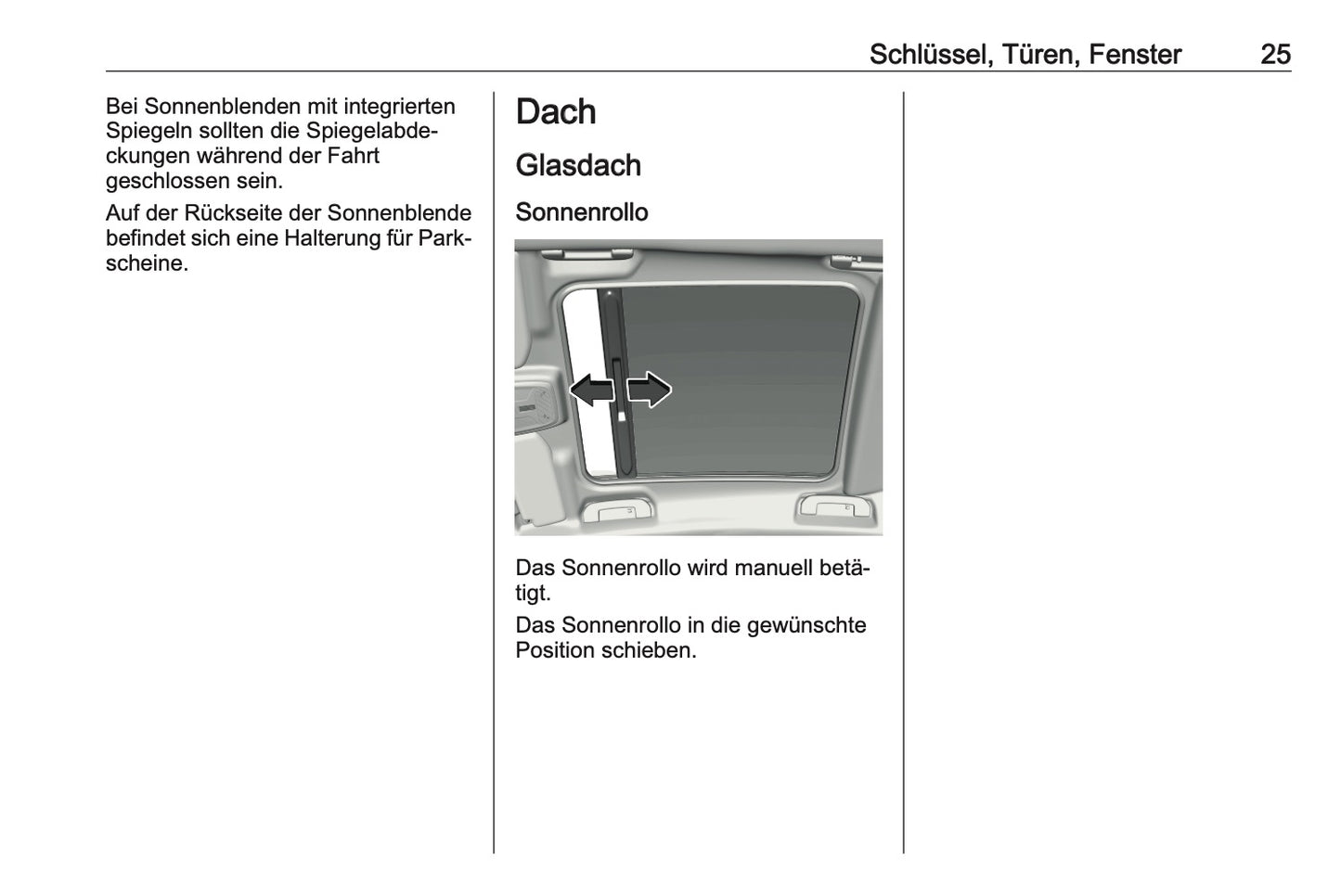 2023-2025 Opel Corsa Bedienungsanleitung | Deutsch