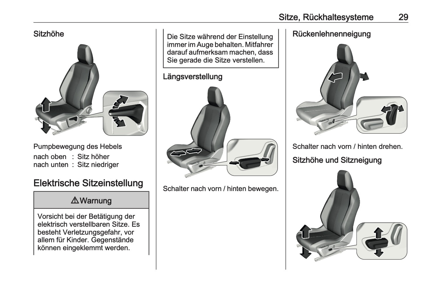 2023-2025 Opel Corsa Bedienungsanleitung | Deutsch