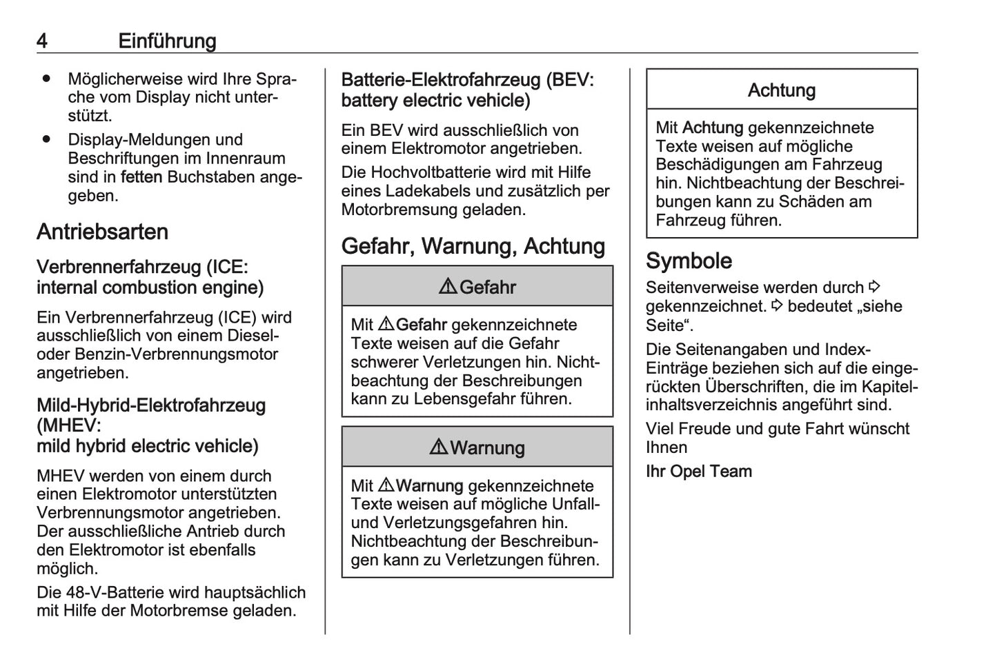 2023-2025 Opel Corsa Bedienungsanleitung | Deutsch