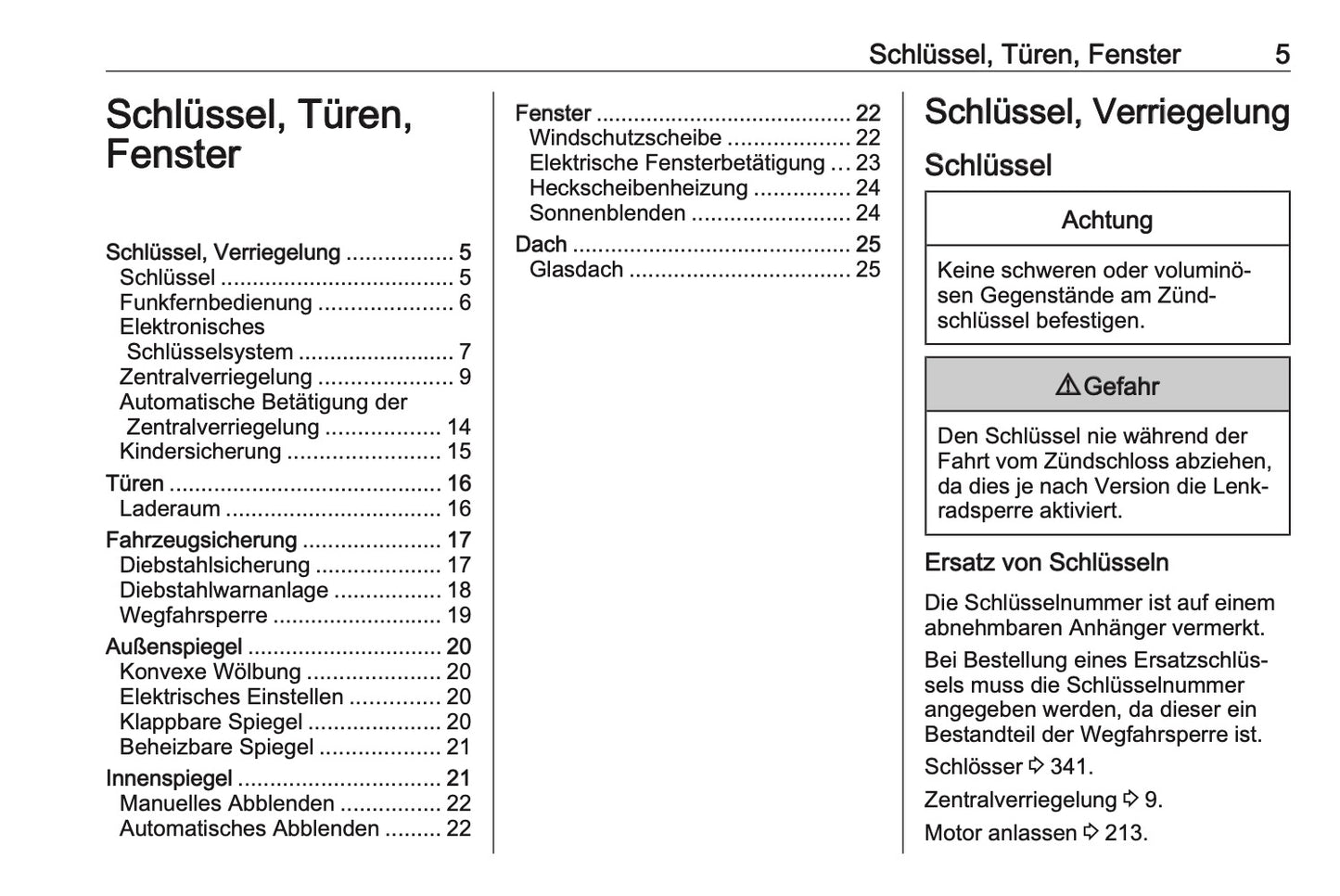 2023-2025 Opel Corsa Bedienungsanleitung | Deutsch
