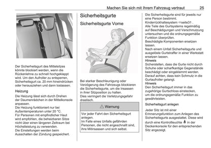 2025 Opel Corsa Owner's Manual | German