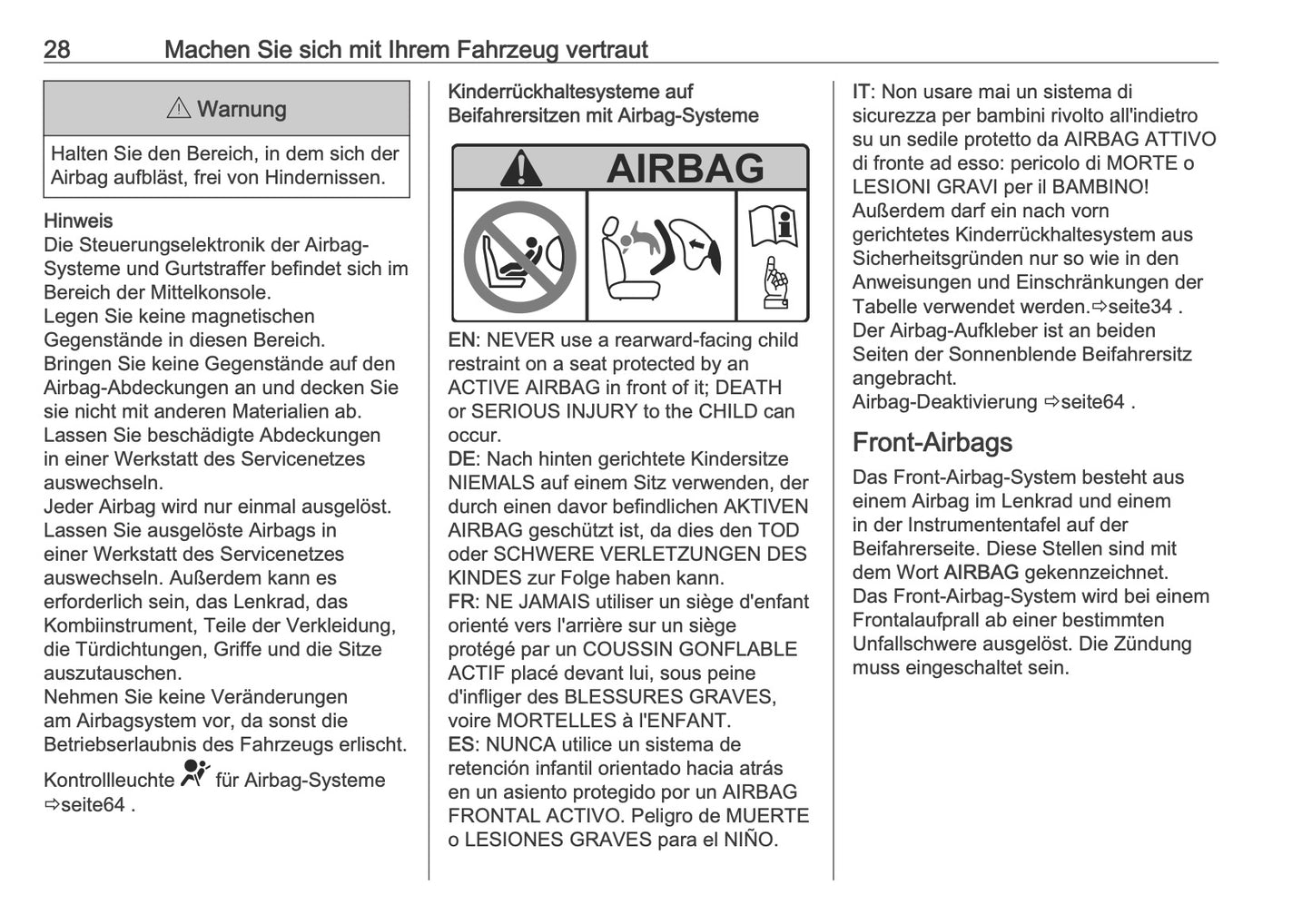 2025 Opel Corsa Owner's Manual | German