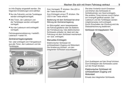 2025 Opel Corsa Owner's Manual | German