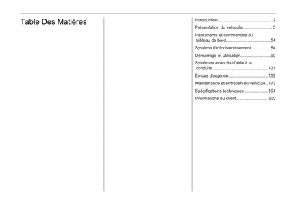 2025 Opel Corsa Owner's Manual | French