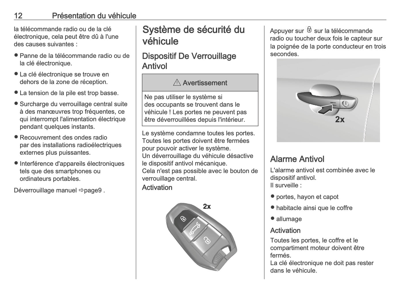 2025 Opel Corsa Owner's Manual | French