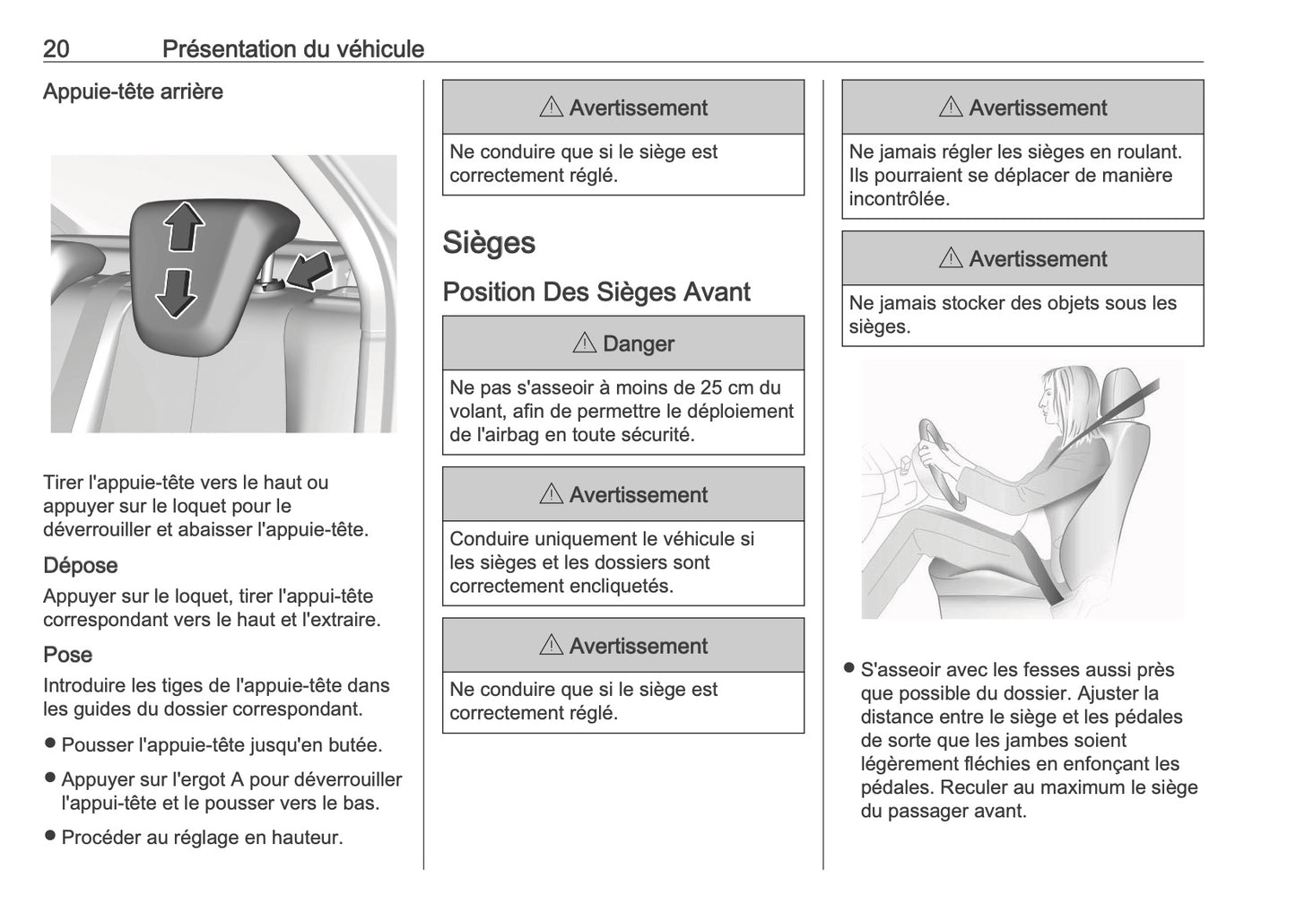 2025 Opel Corsa Owner's Manual | French