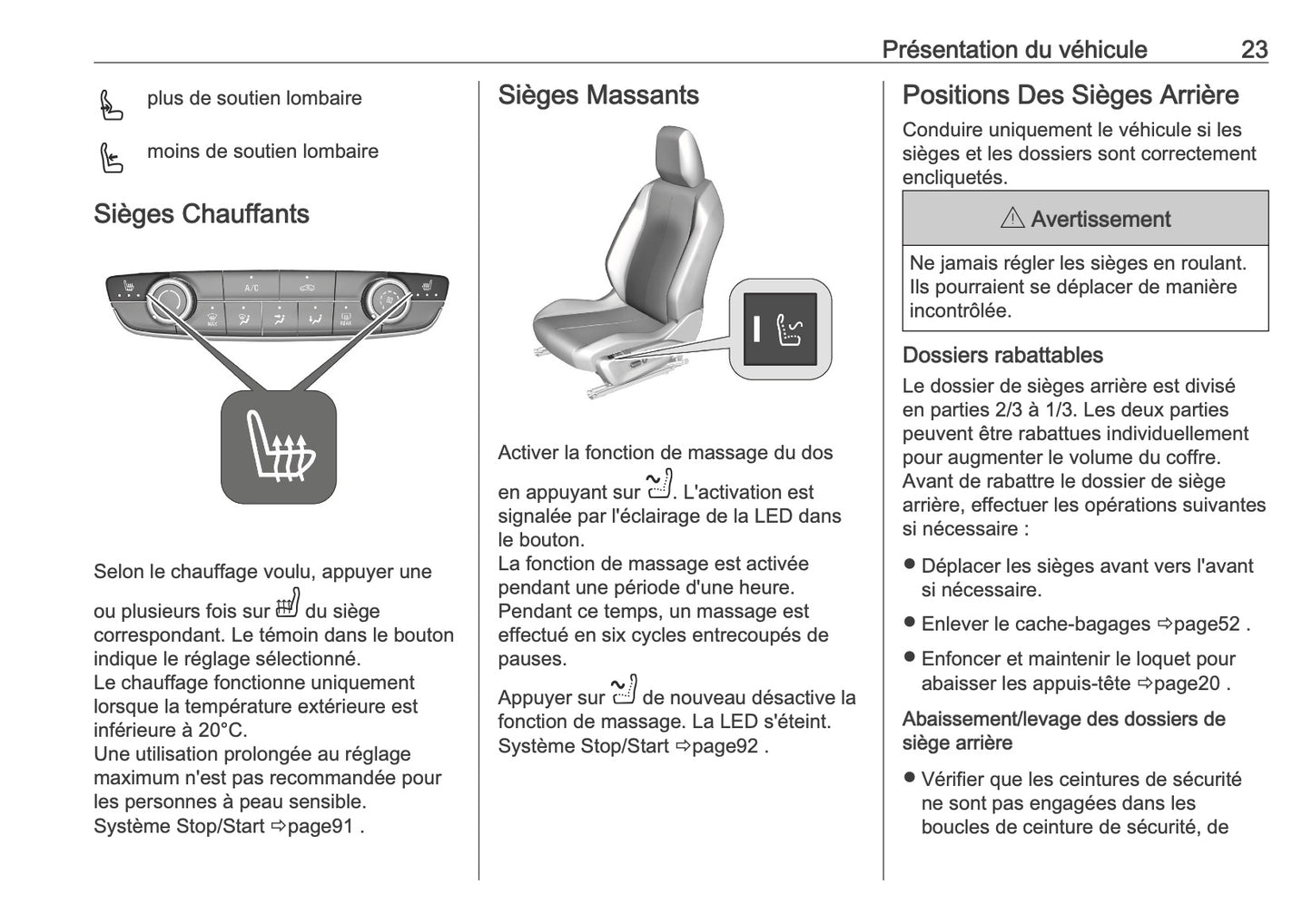 2025 Opel Corsa Owner's Manual | French