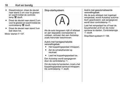 2016-2017 Opel Corsa Owner's Manual | Dutch