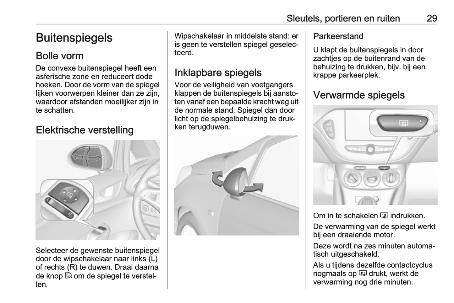 2016-2017 Opel Corsa Owner's Manual | Dutch