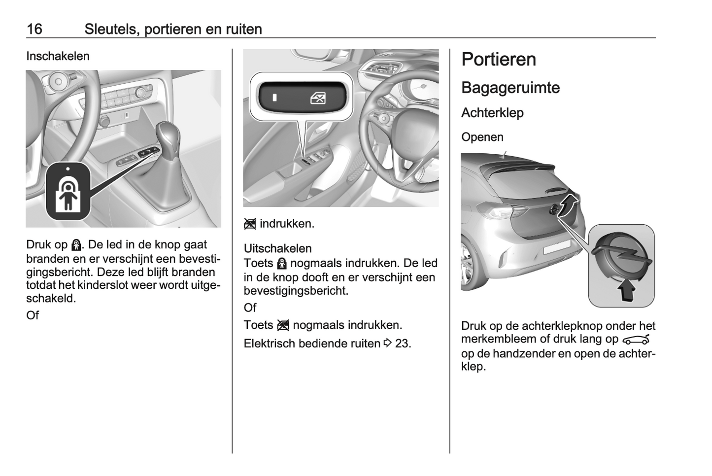 2023 Opel Corsa/Corsa-e Owner's Manual | Dutch