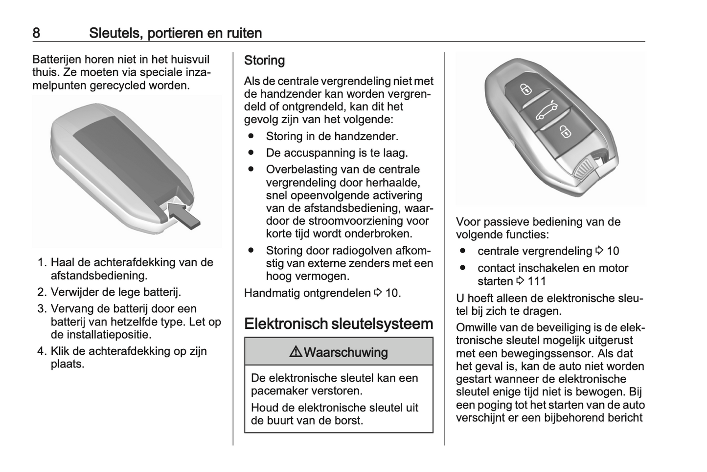 2022 Opel Corsa Owner's Manual | Dutch