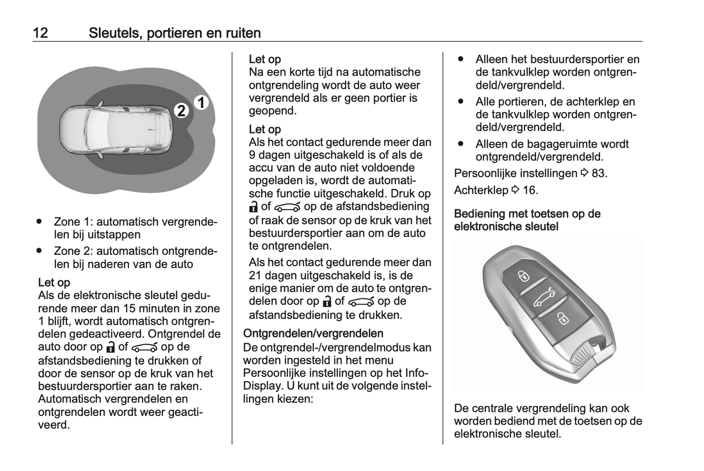 2022 Opel Corsa Owner's Manual | Dutch