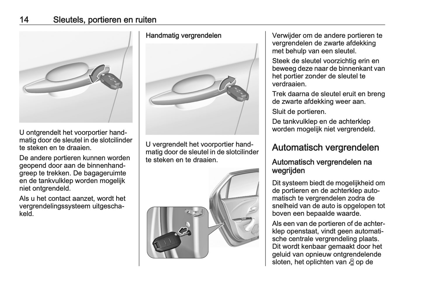 2022 Opel Corsa Owner's Manual | Dutch