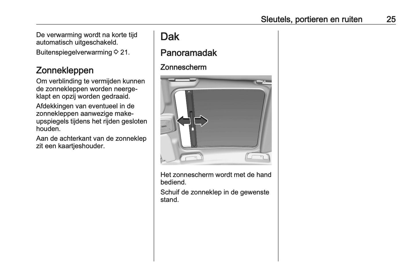 2022 Opel Corsa Owner's Manual | Dutch