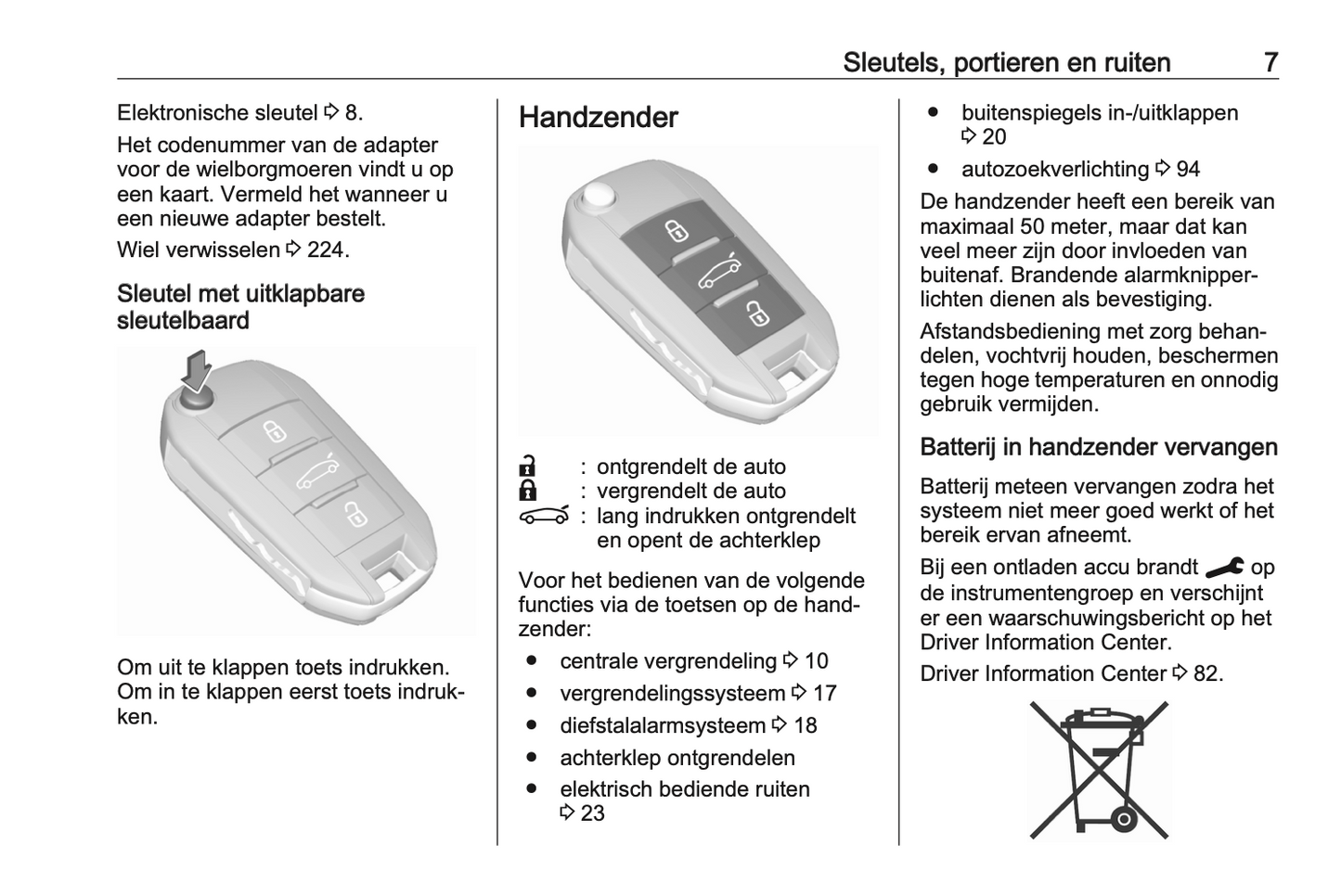 2022 Opel Corsa Owner's Manual | Dutch