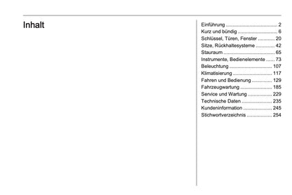 2019-2020 Opel Crossland X Owner's Manual | German