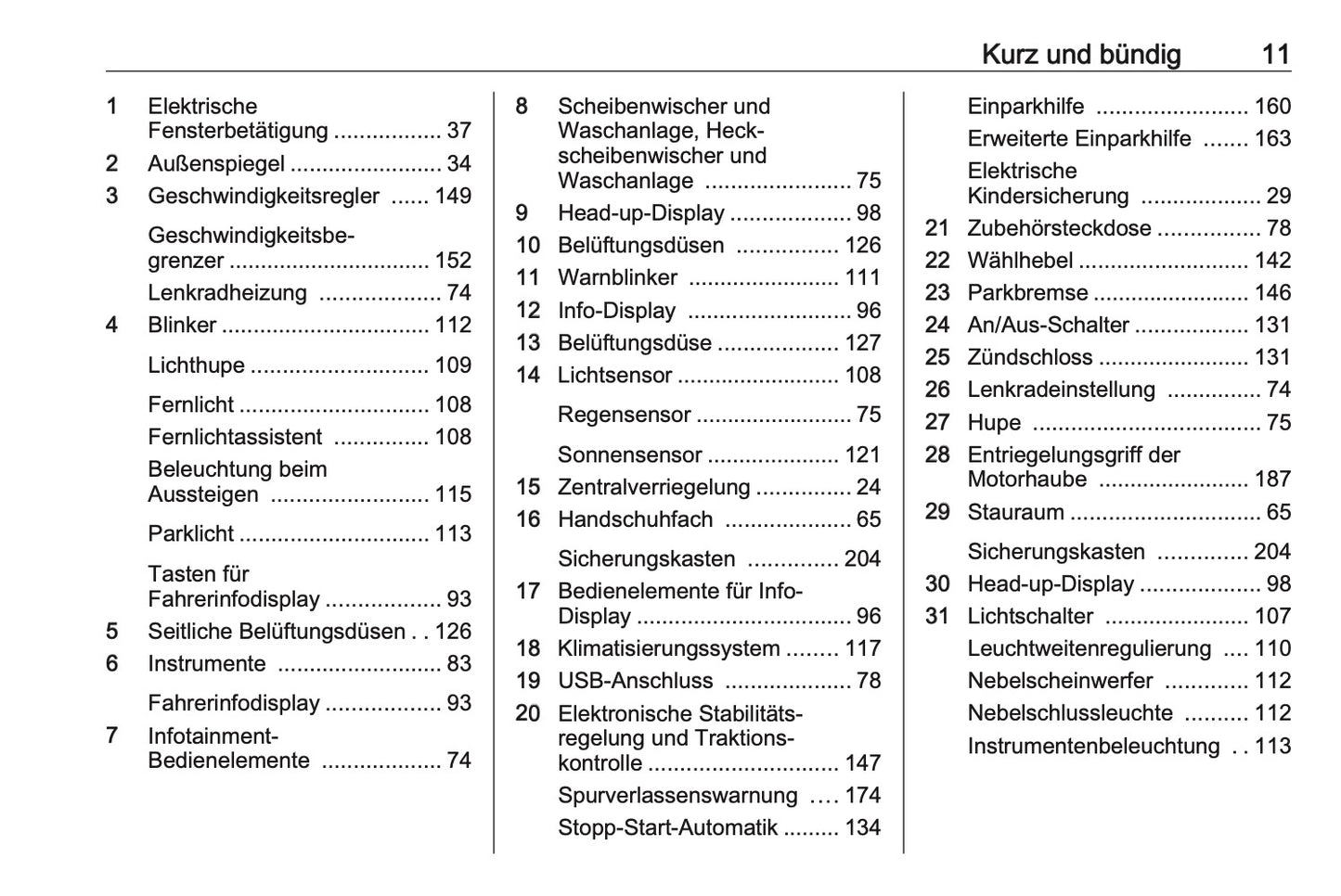 2019-2020 Opel Crossland X Owner's Manual | German