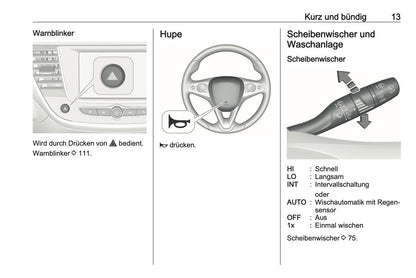 2019-2020 Opel Crossland X Owner's Manual | German