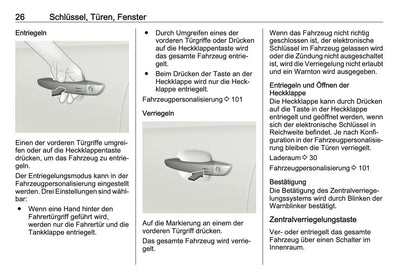 2019-2020 Opel Crossland X Owner's Manual | German