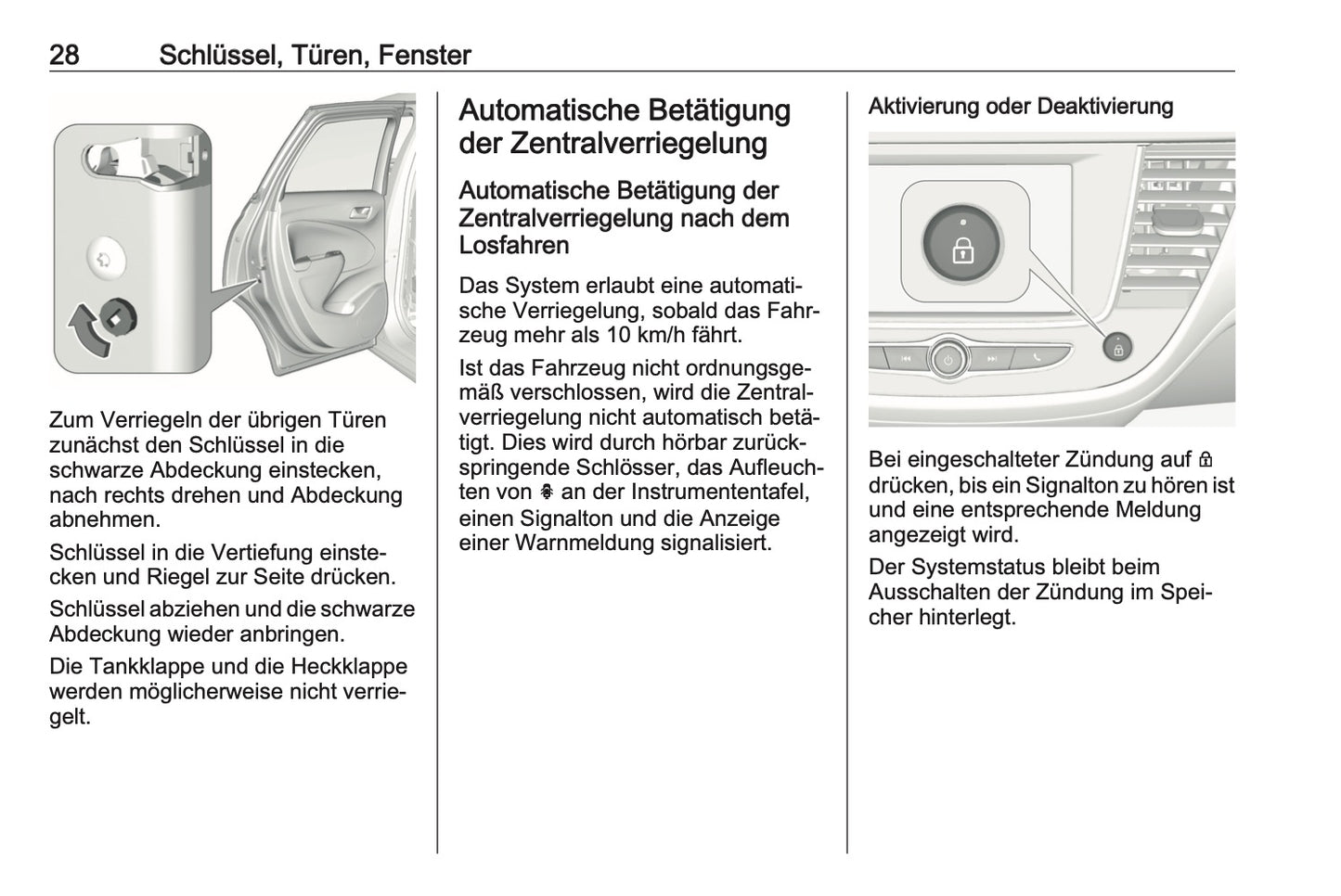 2019-2020 Opel Crossland X Owner's Manual | German