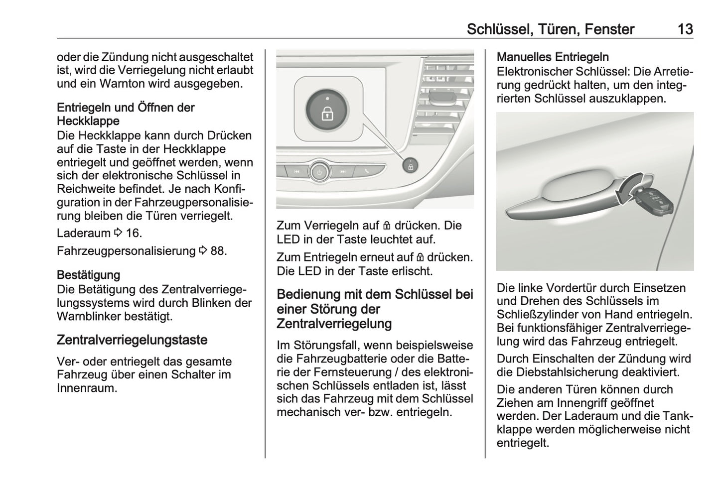 2023-2024 Opel Crossland Owner's Manual | German