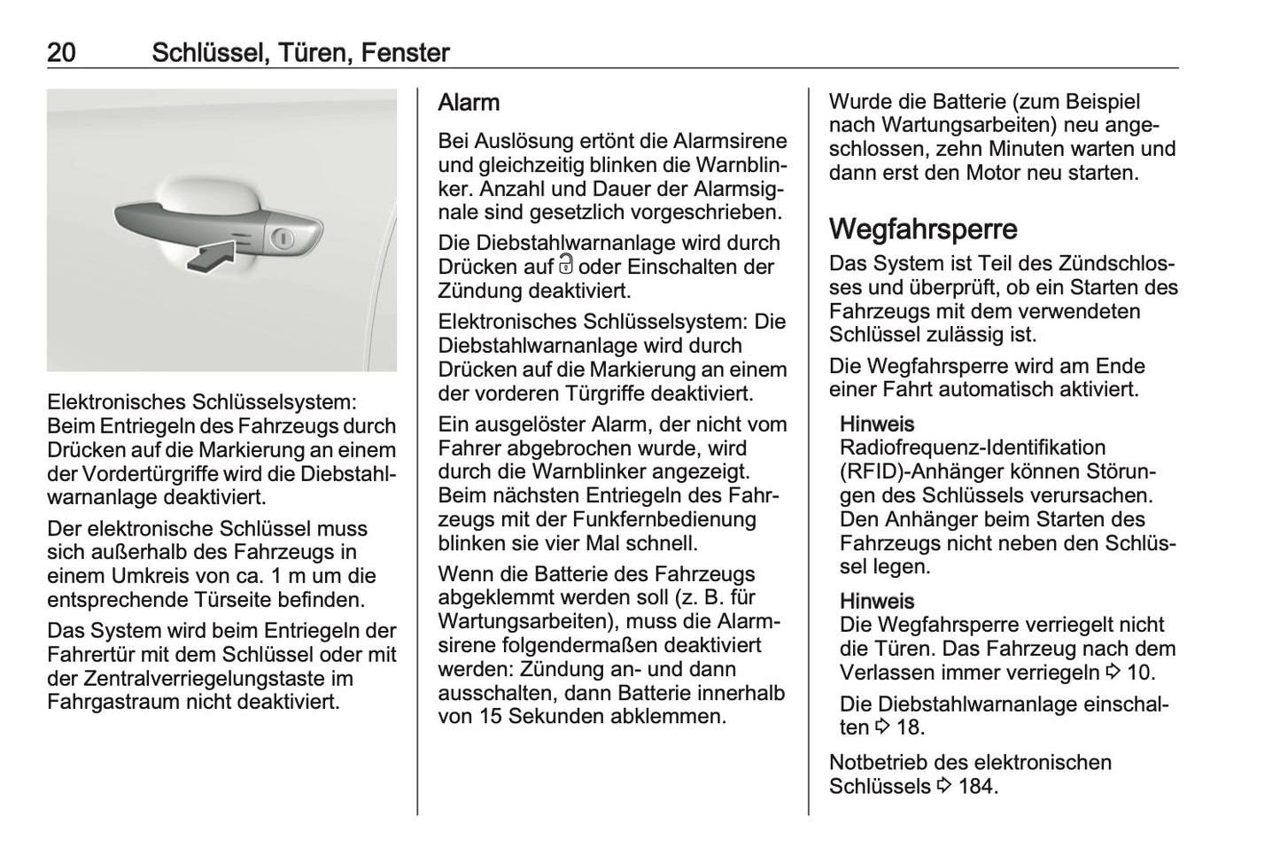 2023-2024 Opel Crossland Owner's Manual | German