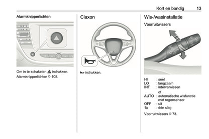 2019-2020 Opel Crossland X Gebruikershandleiding | Nederlands